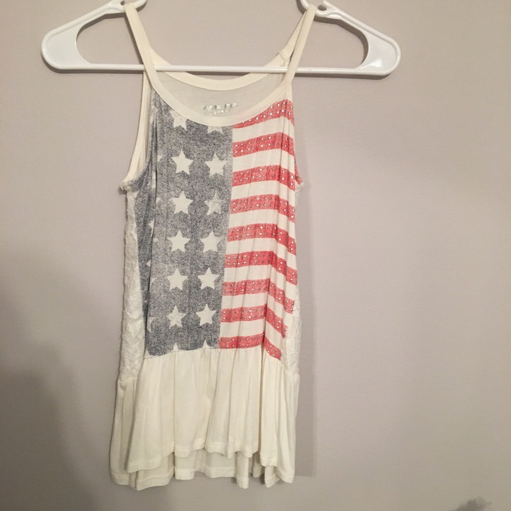 Arizona Jean Co.: spaghetti strap patriotic tank